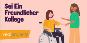 Sei ein freundlicher Kollege